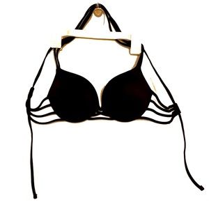 Black Push Up Strappy bikini